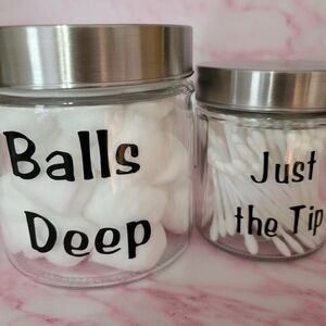 Balls Deep And Just The Tip Bathroom accessories